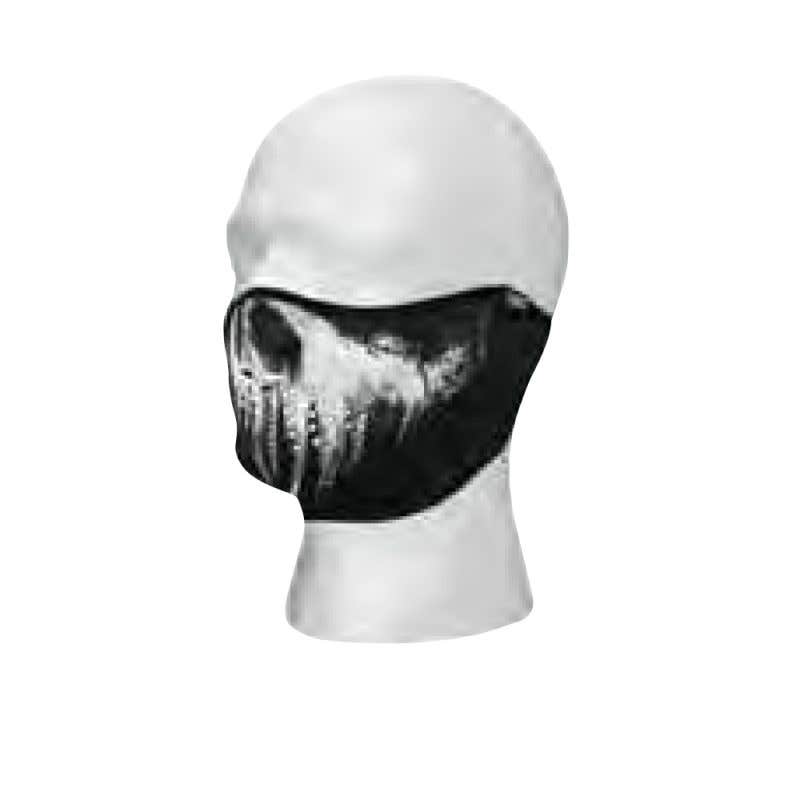 ZAN HEADGEAR NEOPRENE FACE MASKS  SKULL GHOST