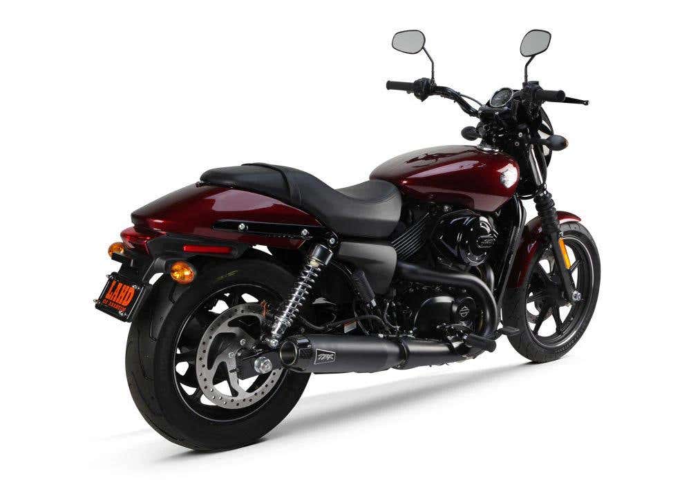 TWO BROTHERS RACING SLIP-ON BLACK STREET 750|500 (15-20) STREET ROD 750 (20) SHORT CARB TIP2