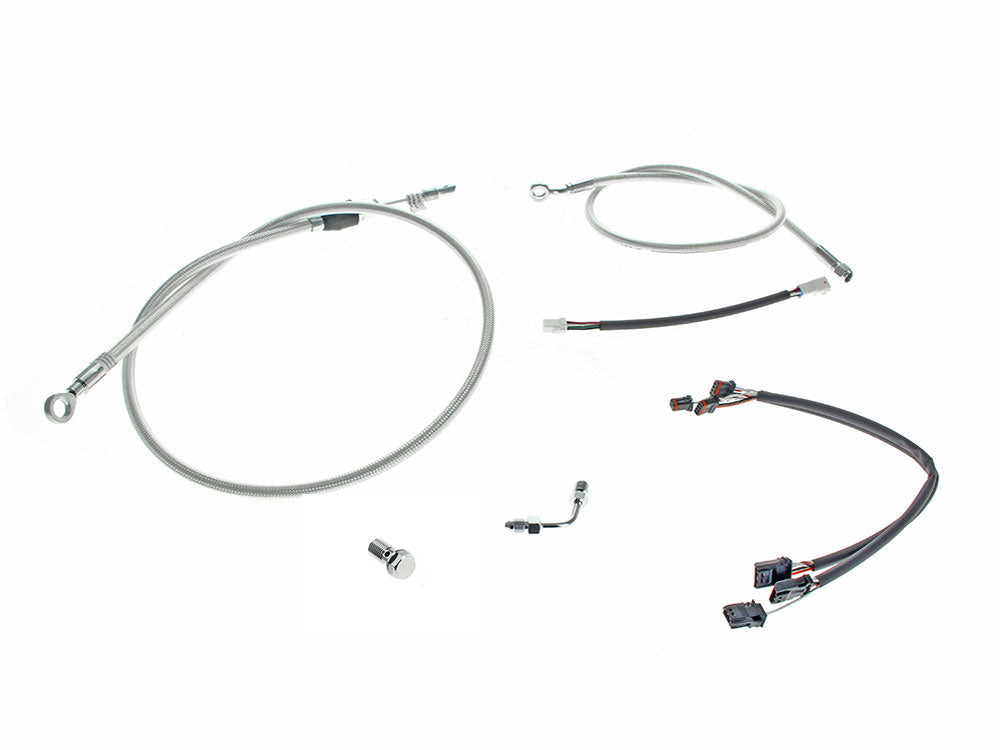 Sterling Chromite Cable Kit. Suits 16in. Ape Hangers on Breakout 2018-2024 - Magnum Shielding
