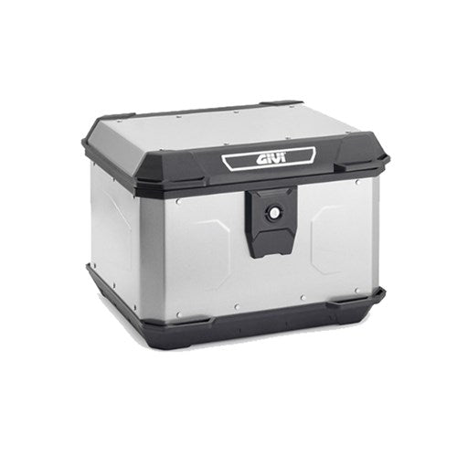 GIVI MATTERHORN MONOLOCK TOPCASE 47L ALLOY SILVER - INCLUDES UNIVERSAL PLATE