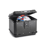 GIVI MATTERHORN MONOLOCK TOPCASE 47L ALLOY BLACK - INCLUDES UNIVERSAL PLATE