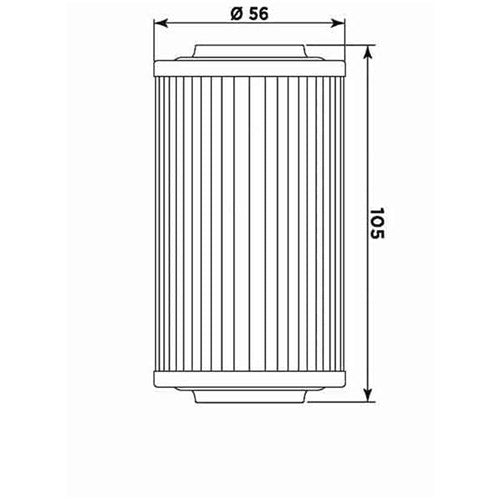 MIW OIL FILTER BO14001 (HF556 / KN556) BRP/SEA-DOO  [ONC01]