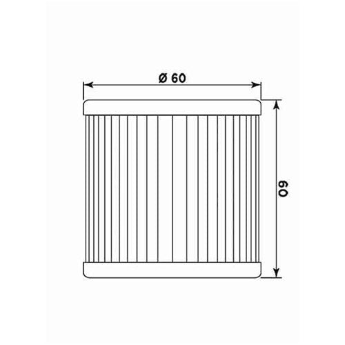 MIW OIL FILTER HY19001 (HF681 / KN681) HYOSUNG  [ONC01]