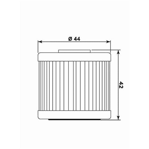 MIW OIL FILTER KY7001 (HF566 / KN566) KYMCO  [ONC01]