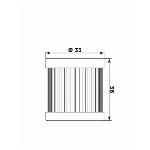 MIW OILFILTER P5005 (HF181 / KN181) APRILIA/PIAGGIO  [ONC01]