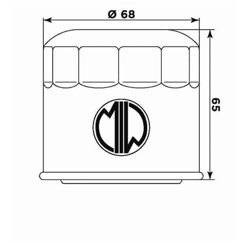 MIW OIL FILTER S3011 (HF138 / KN138) APRILIA/SUZUKI  [ONC01]