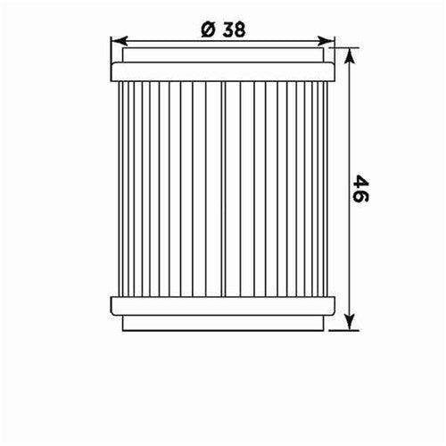MIW OIL FILTER Y4014 (HF141 / KN141) BETA/TM/YAMAHA  [ONC01]