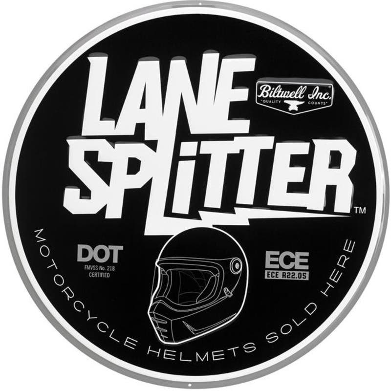 BILTWELL LANESPLITTER SIGN