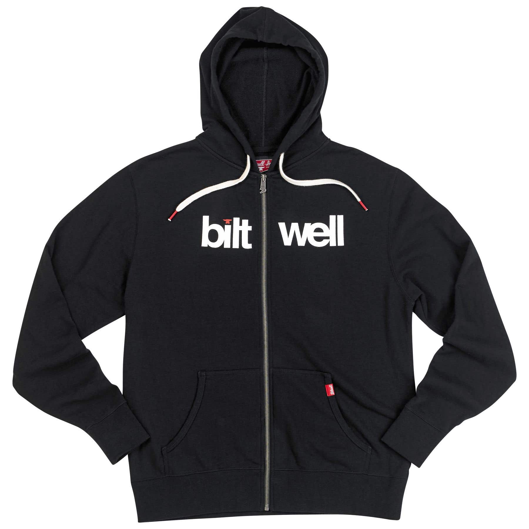 BILTWELL HELVETICA THIN ZIP HOODIE