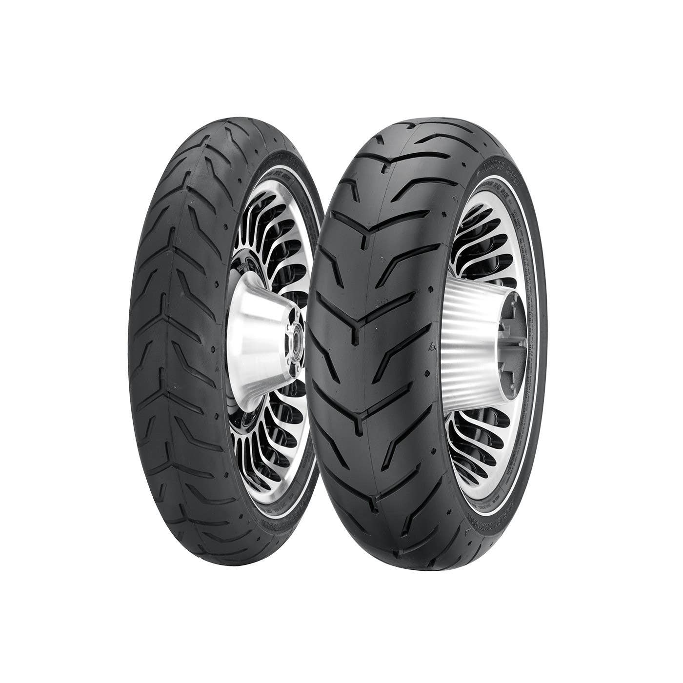DUNLOP OE FITMENT D407 MULTI-TREAD BIAS REAR TIRE18065-16 WHITE STRIPE