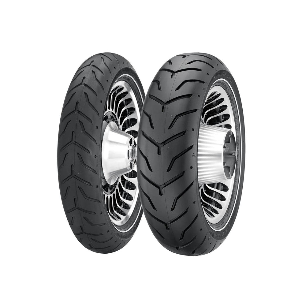 DUNLOP OE FITMENT D408 BIAS FRONT TIRE13080-17 WHITE STRIPE