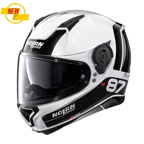 NOLAN N87+ 022 - WHT/BLK (XS) [ONC01]