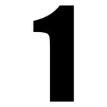 Whites Race Number - 10 Pack