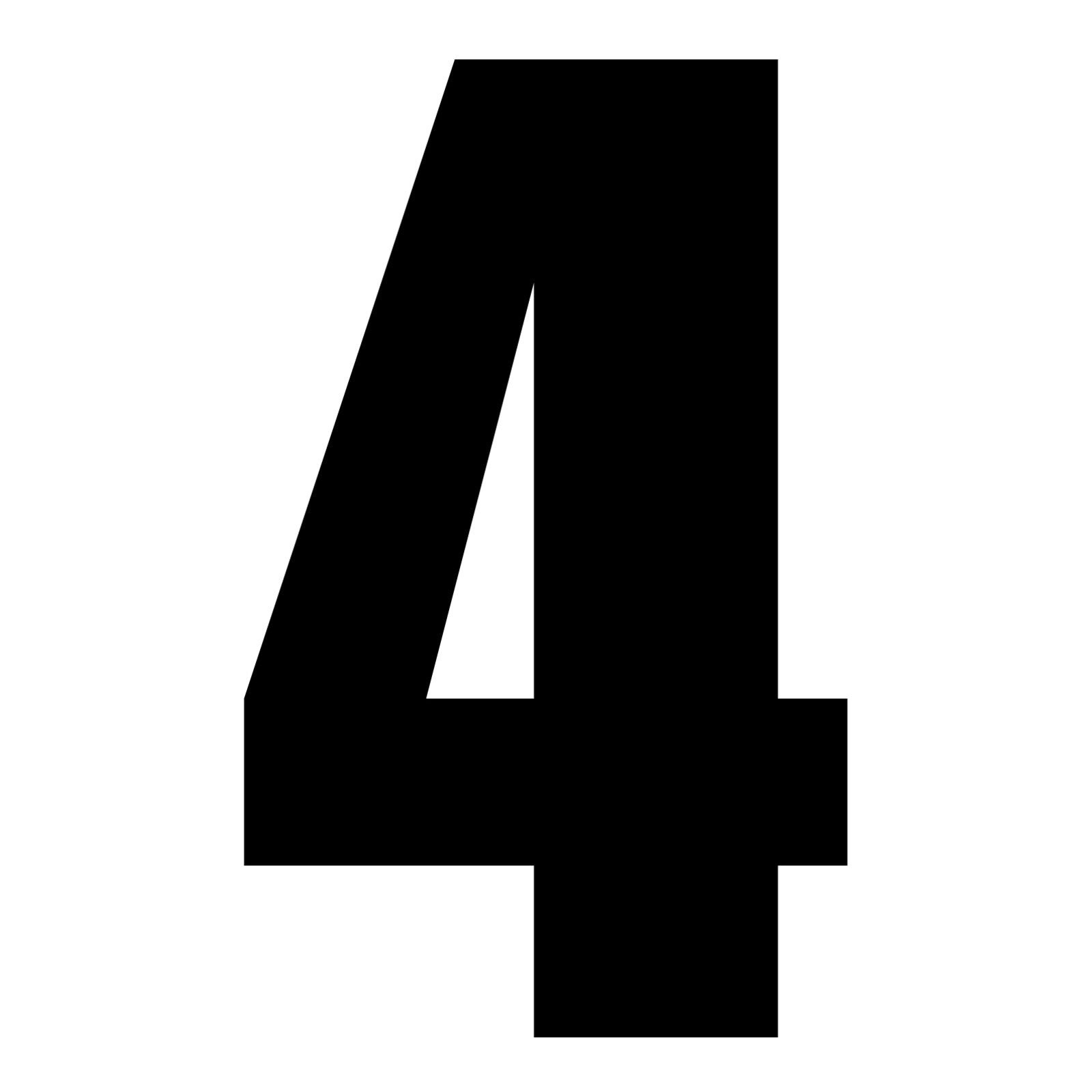 Whites Race Number - 10 Pack