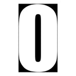 Whites Race Number - 10 Pack