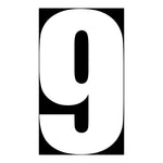Whites Race Number - 10 Pack