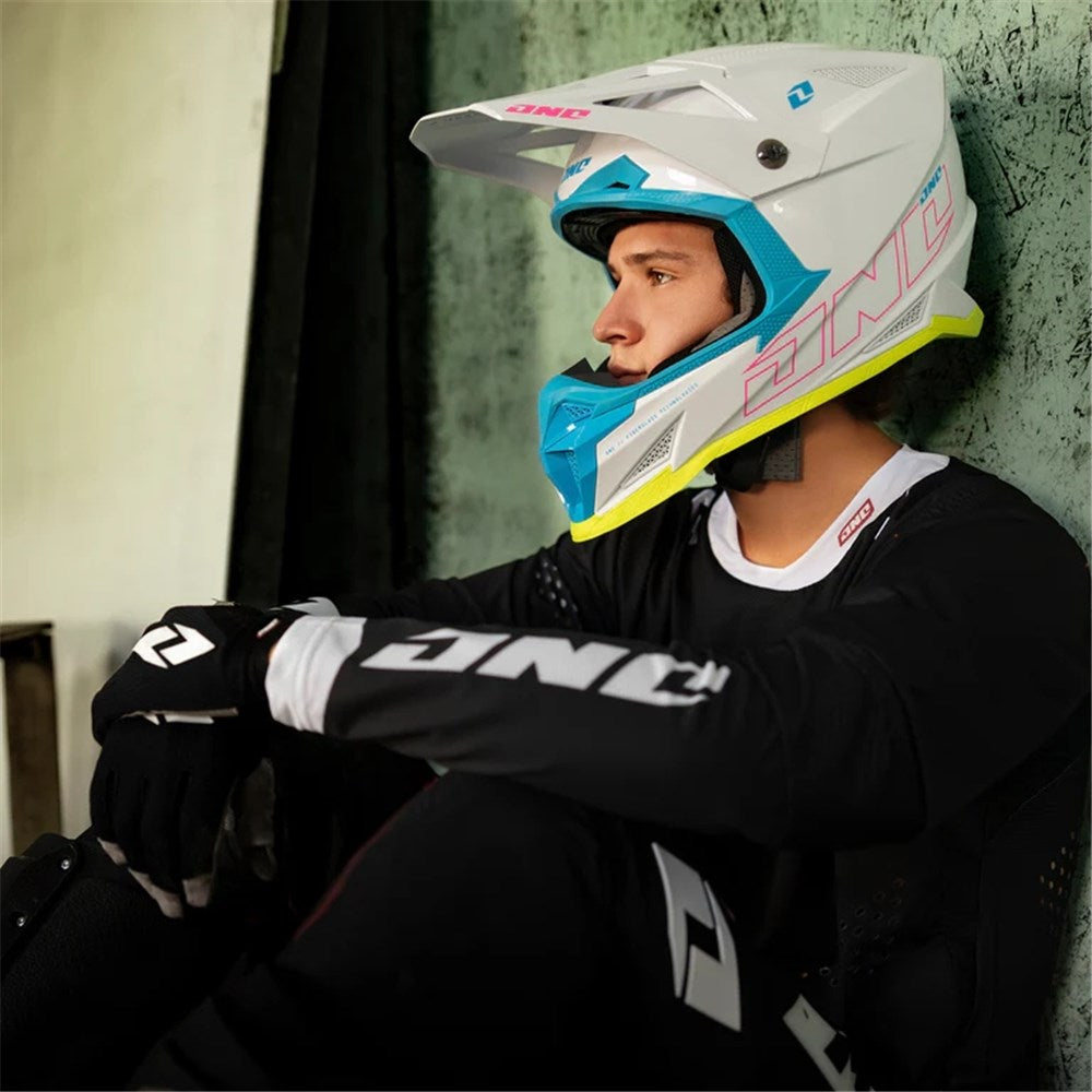ONE INDUSTRIES X-297 HELM HORZN - MIA/WHT (XS)