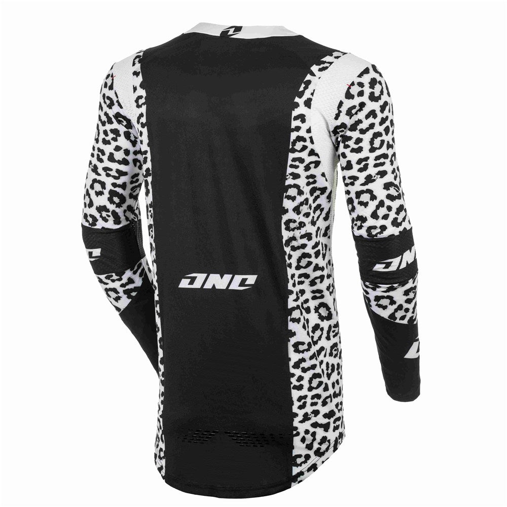 ONE INDUSTRIES X-197 JSY SNOW LEOPARD - WHT/BLK (SM)