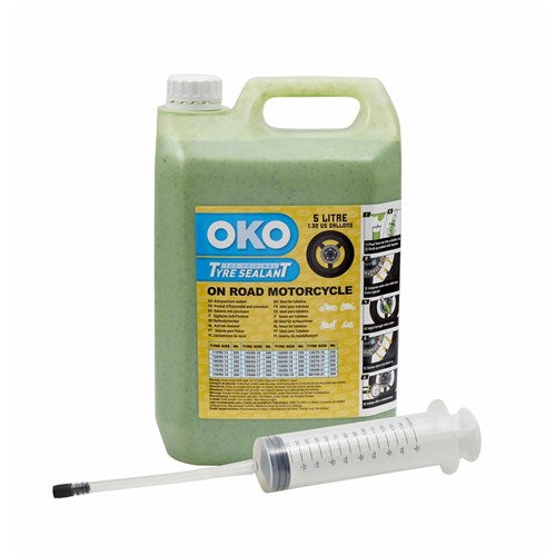 OKO ON ROAD MOTORCYCLE TUBELESS 5L (4 TO A BOX) (w/injector) [ONC01]