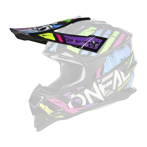 ONEAL 24 2SRS S/P-HELM PEAK GLITCH V.23 MULTI YOUTH