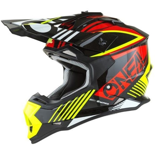 ONEAL 2SRS YOUTH HELM RUSH V.22 - RED/N-YEL (MD)  [ONC01]