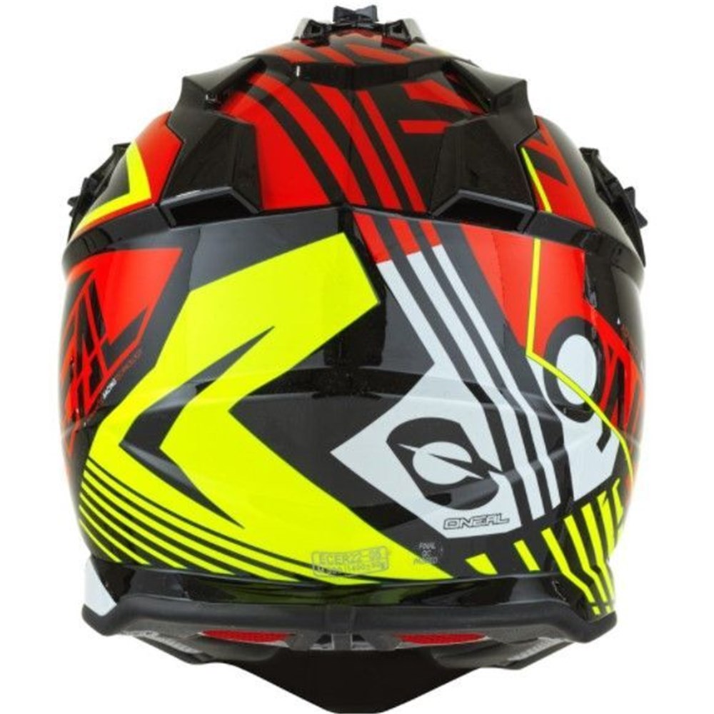 ONEAL 2SRS YOUTH HELM RUSH V.22 - RED/N-YEL (MD)  [ONC01]