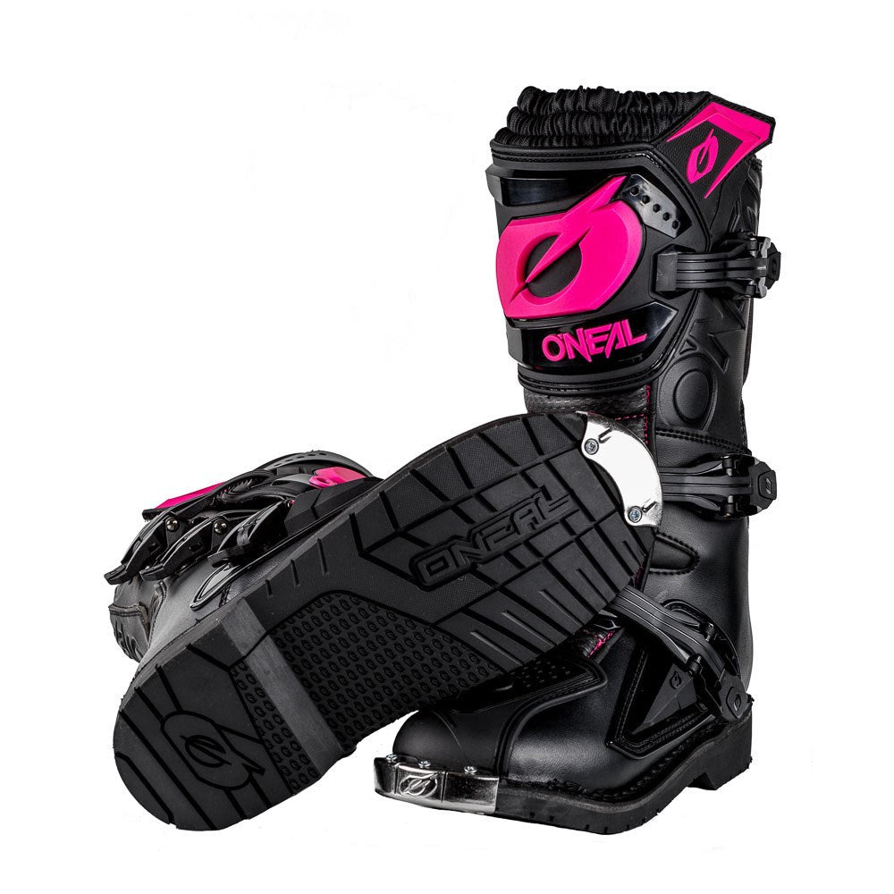 ONEAL RIDER PRO LADIES BOOTS BLK/PINK (05)  [ONC01]