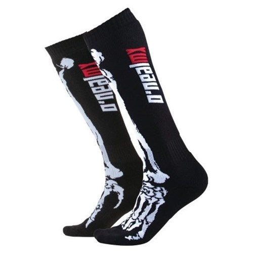 ONEAL 26 PRO MX YOUTH SOCKS - XRAY BLK/WHT (WAS 0356723)