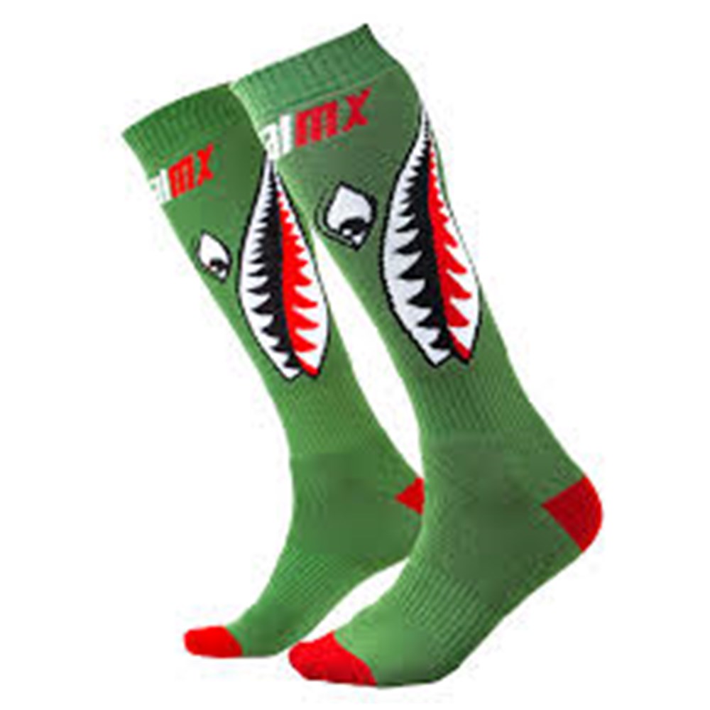 ONEAL 26 PRO MX YOUTH SOCKS - BOMBER GRN (WAS 0356724)