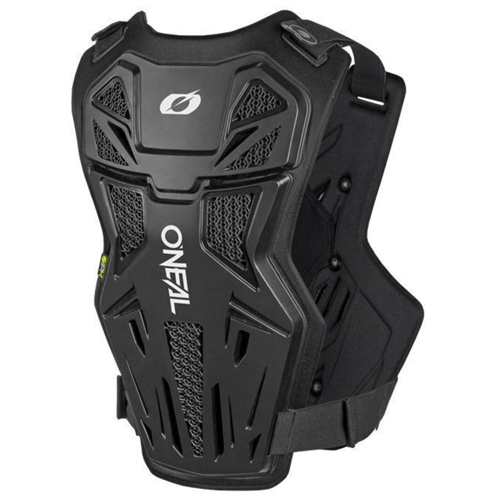 ONEAL SPLIT CHEST PROTECTOR LITE BLK ADULT (SM/MD)