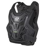 ONEAL SPLIT CHEST PROTECTOR LITE BLK ADULT (LG/XL)