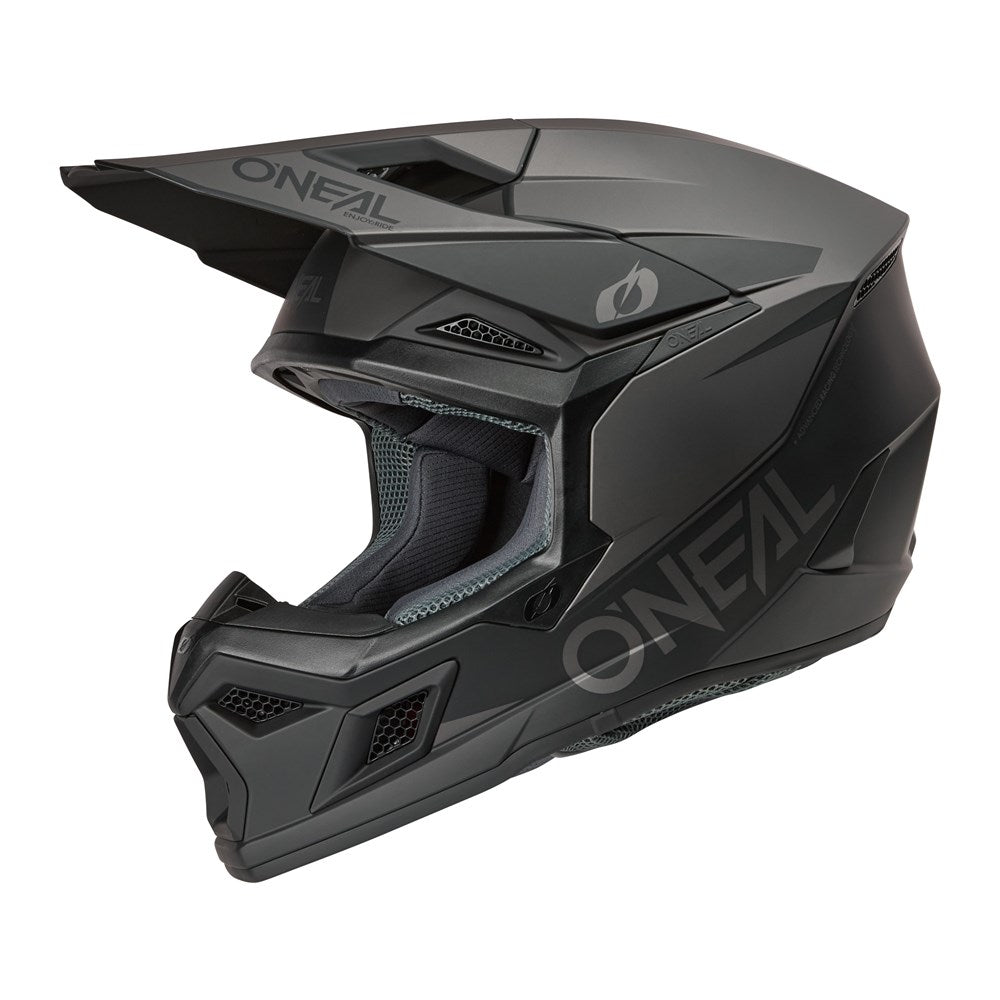 ONEAL 26 3SRS HELMET SOLID - BLK/GRY (SM)
