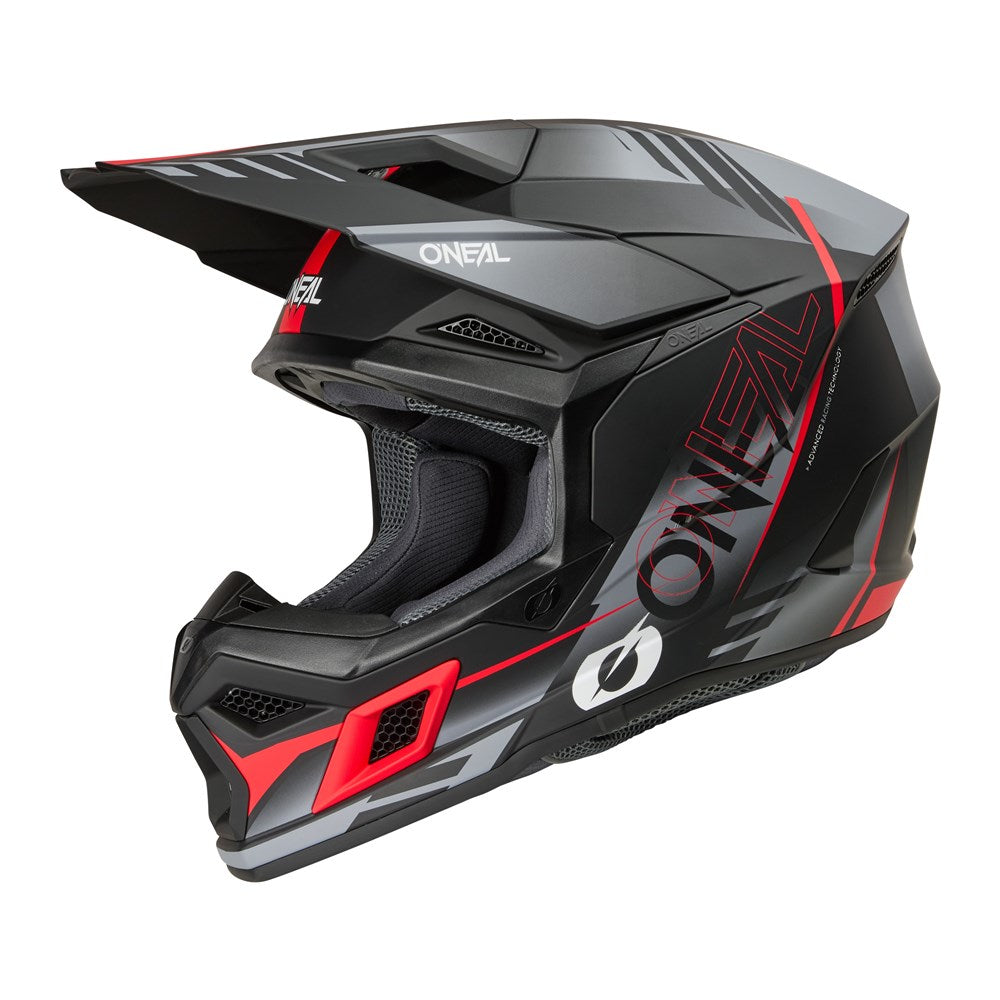ONEAL 26 3SRS HELMET HAZE - BLK/GRY/RED (XS)