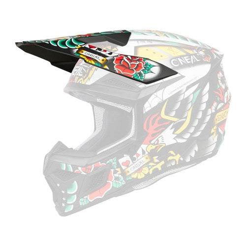 ONEAL 26 3SRS YOUTH S/P-HELM PEAK INKED - MATTE MULTI