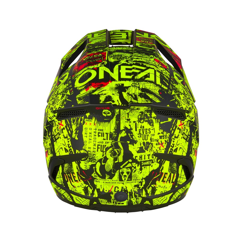 ONEAL 26 3SRS YOUTH HELM ATTACK - BLK/N-YEL (XL)
