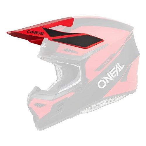 ONEAL 24 3SRS YOUTH S/P-HELM PEAK RACE V.25 - MATTE BLK/RED