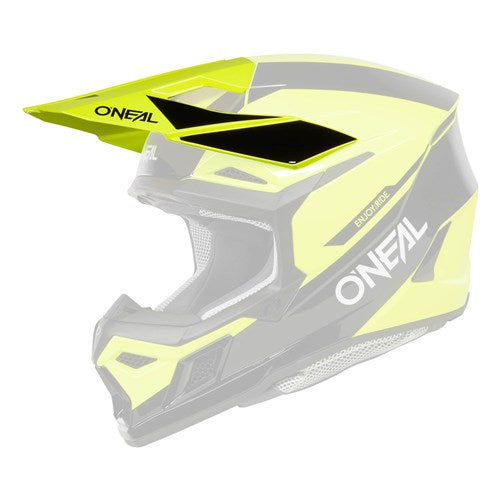 ONEAL 24 3SRS S/P-HELM PEAK RACE V.25 - BLK/N-YEL