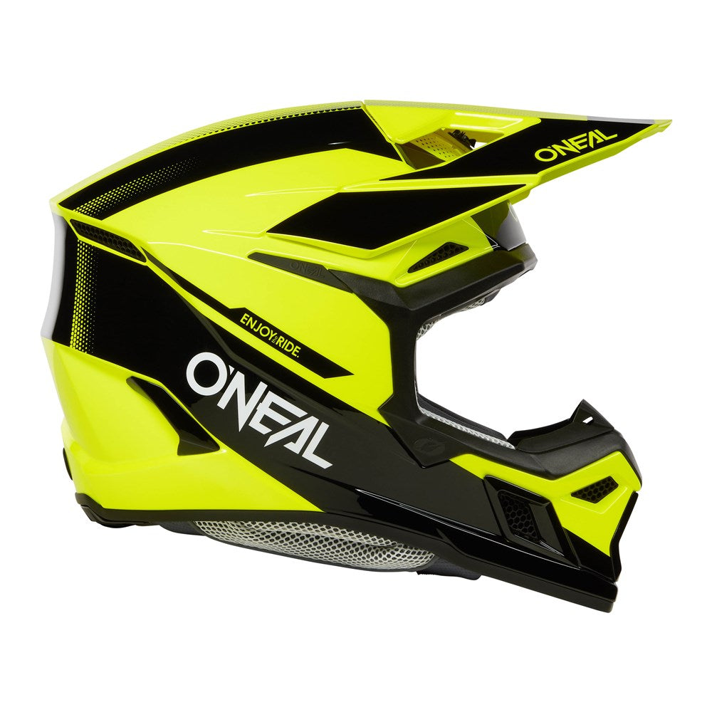 ONEAL 3SRS HELM RACE V.25 - BLK/N-YEL (MD) [ONC01]
