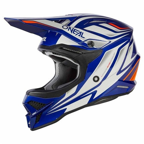 ONEAL 3SRS HELM VERTICAL V.23 - BLU/WHT (XS)  [ONC01]