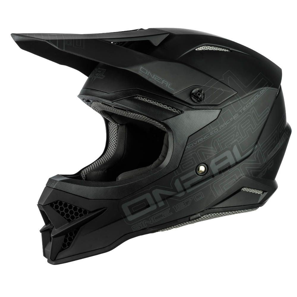 ONEAL 3SRS HELM SOLID V.23 - FLAT BLK (XS)  [ONC01] #