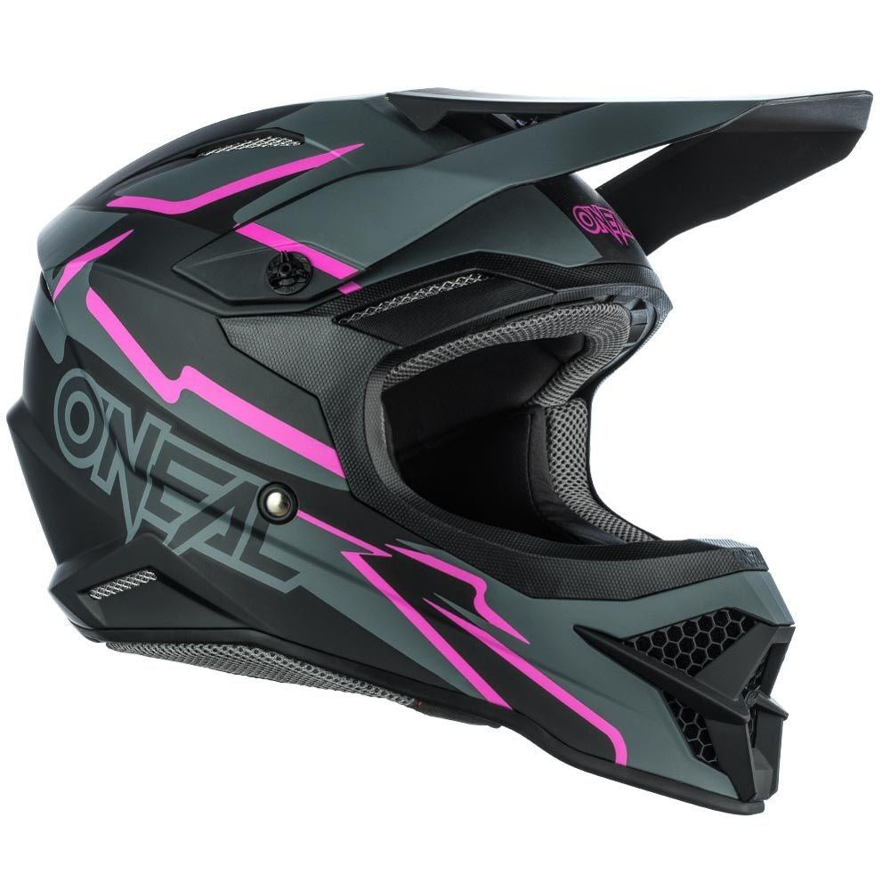 ONEAL 3SRS HELM VOLTAGE V.23 - BLK/PNK (XL)  [ONC01]