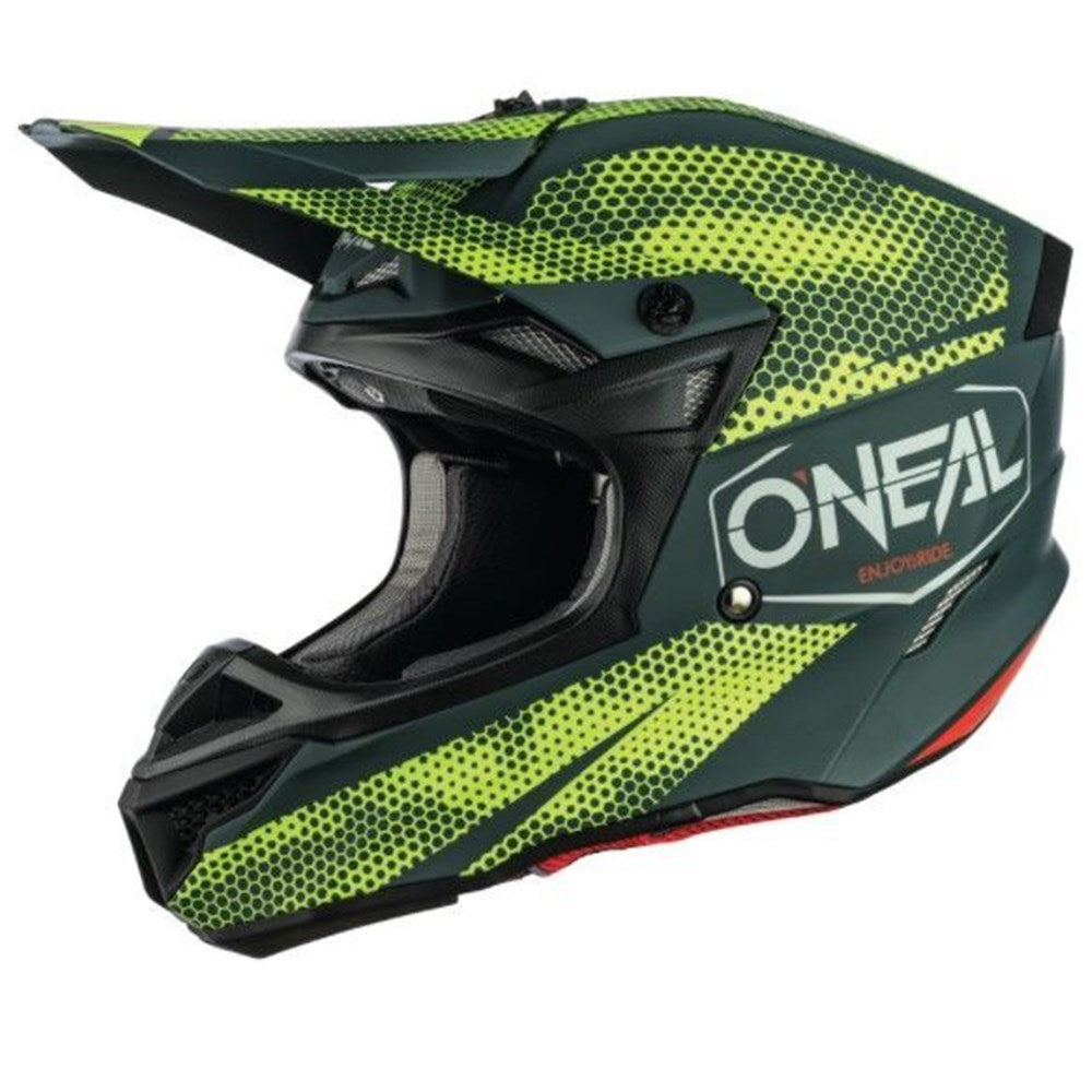 ONEAL 5SRS HELM COVERT V.21 - CHARCOAL/N-YEL (LG)  [ONC01]