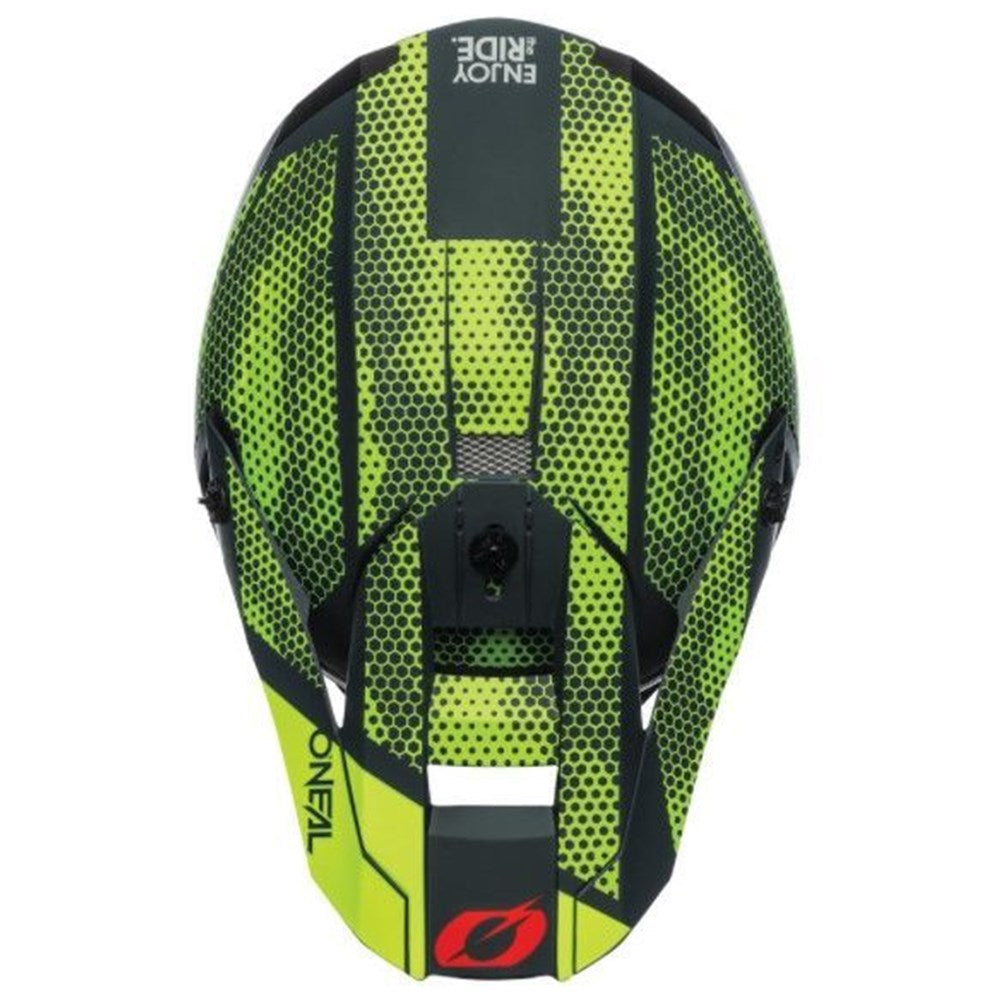 ONEAL 5SRS HELM COVERT V.21 - CHARCOAL/N-YEL (LG)  [ONC01]