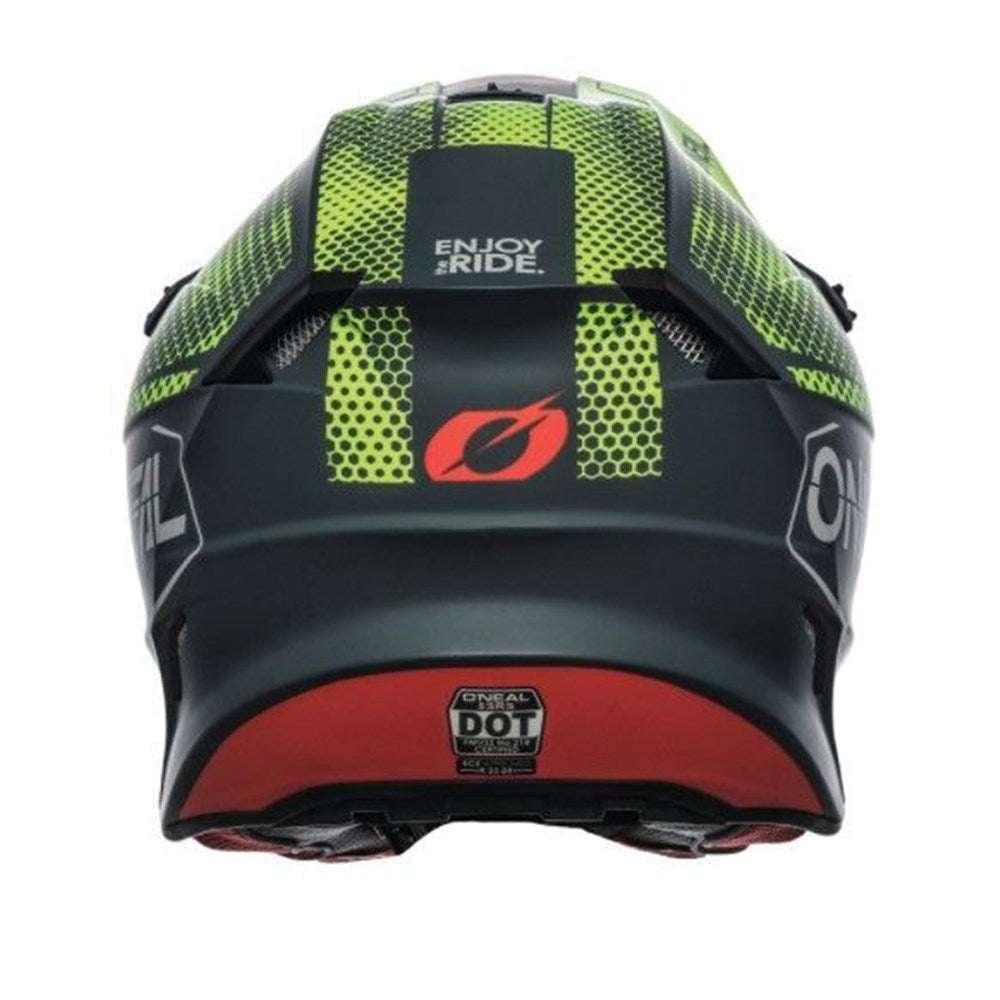 ONEAL 5SRS HELM COVERT V.21 - CHARCOAL/N-YEL (LG)  [ONC01]