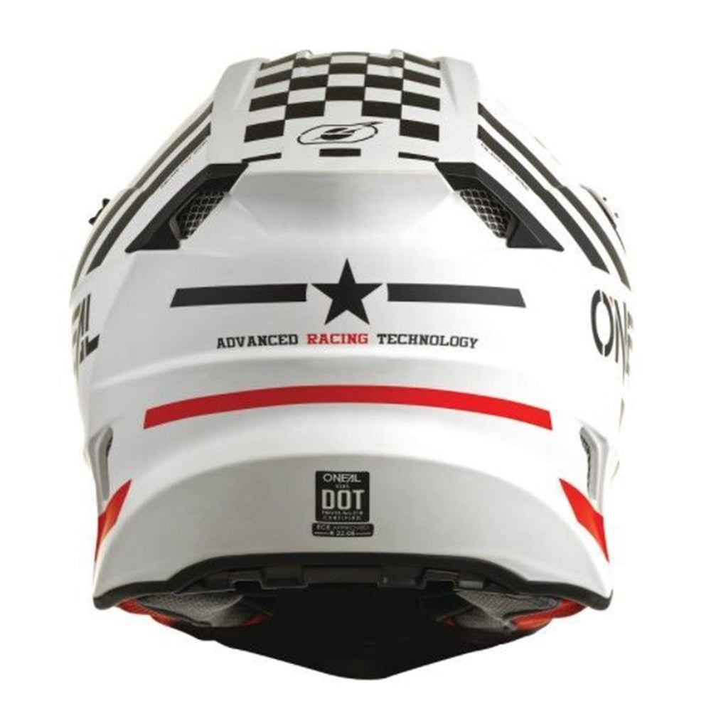 ONEAL 5SRS HELM SQUADRON V.22 - WHT/BLK (LG)  [ONC01]
