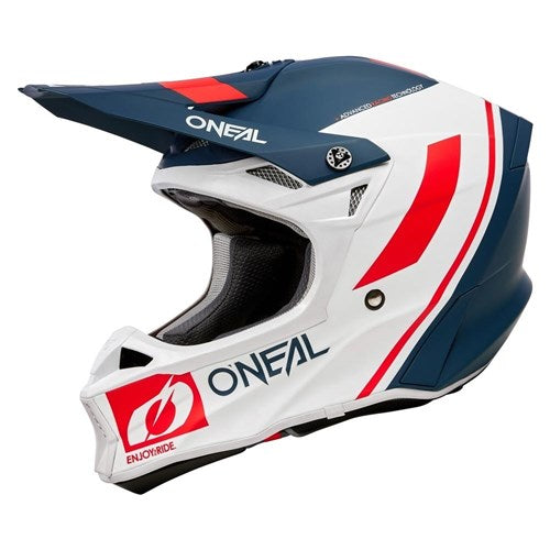ONEAL 26 10SRS HELM FLOW - BLU/WHT/RED (LG)