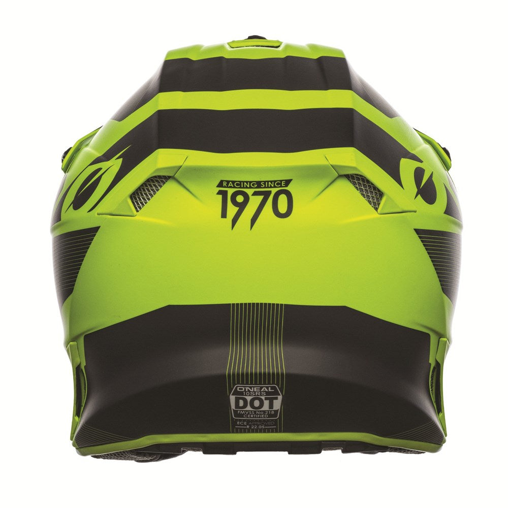 ONEAL 10SRS HELM COMPACT V.21 - BLK/N-YEL (XL)  [ONC01]
