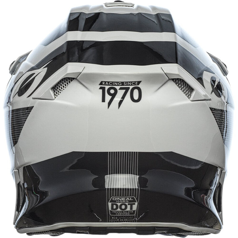 ONEAL 10SRS HELM COMPACT V.21 - BLK/WHT (XL)  [ONC01]