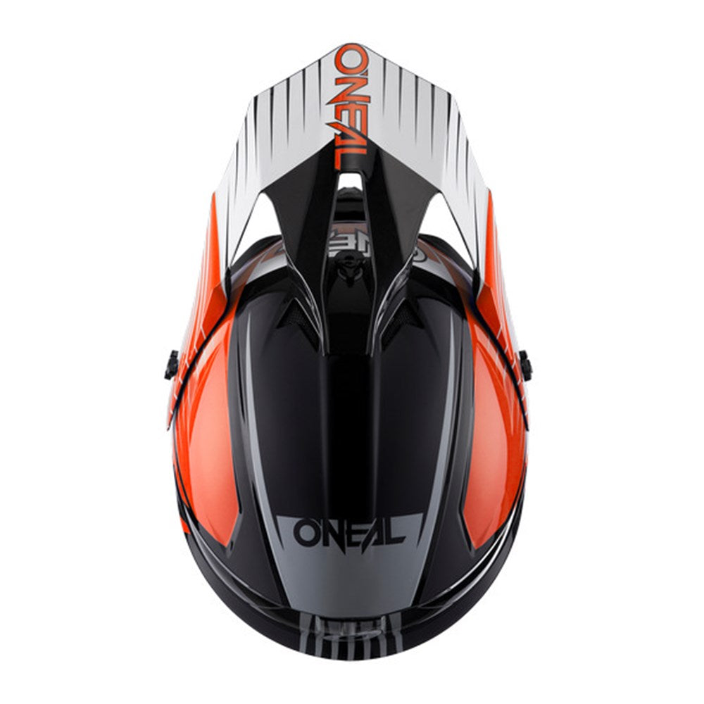 ONEAL 1SRS YOUTH HELM STREAM V.21 - BLK/ORG (MD) [ONC01]