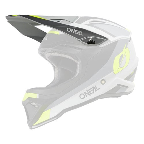 ONEAL 24 1SRS YOUTH S/P-HELM PEAK STREAM V.24 - MATTE BLK/N-YEL